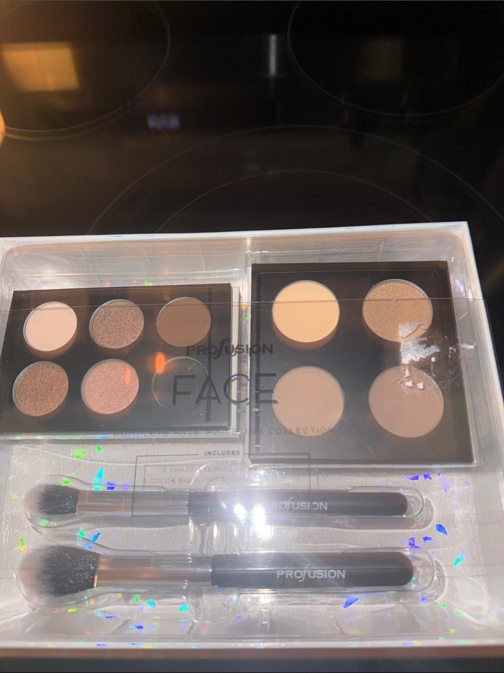 Profusion Cosmetics Face Palette Makeup Set - Neutral Brown Shades